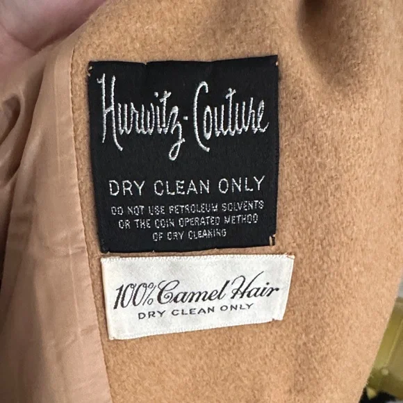 Elegant Tan Camel Hair Coat - Picture 10 of 13